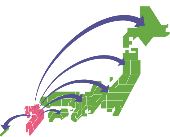 福岡から全国へ　画像